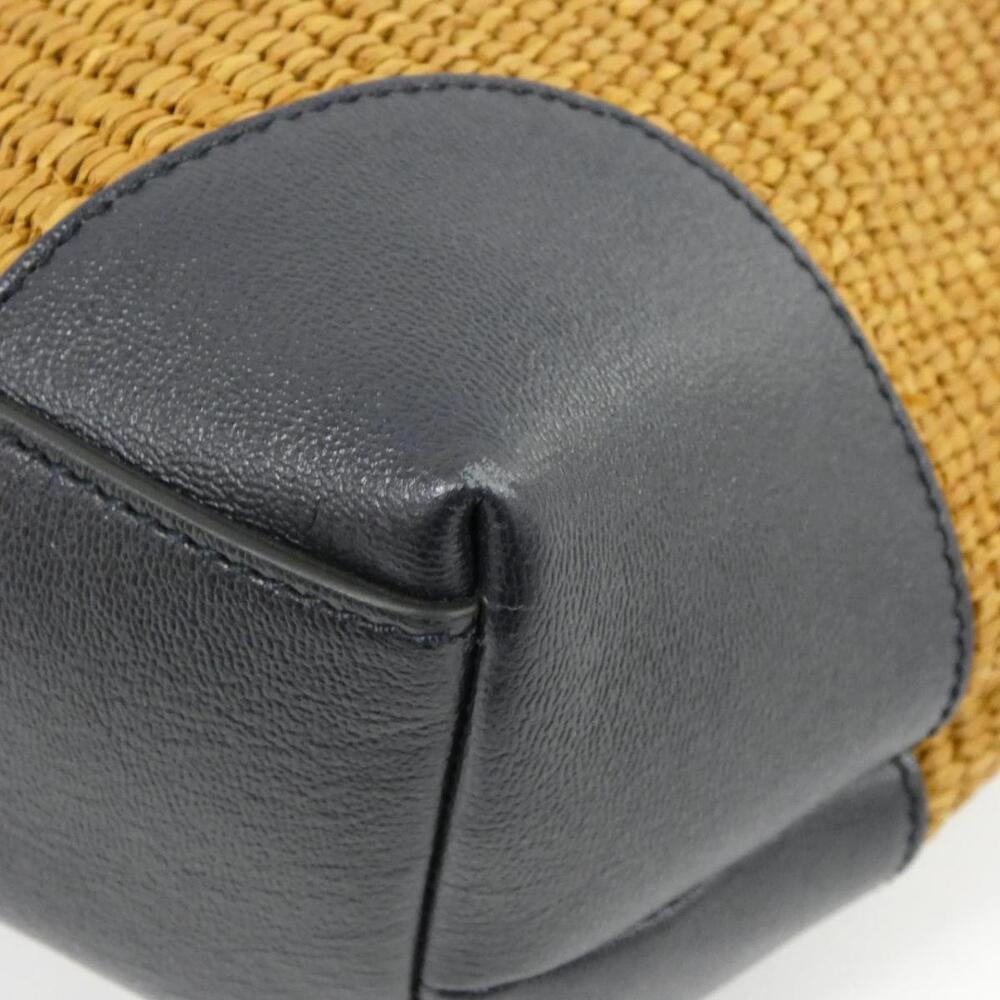 Gucci Ophidia Tote straw body blue leather - Picture 3 of 7